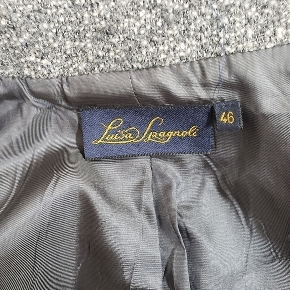 Luisa Spagnoli  Virgin Wool/Silk Blend Blazer Size 46 US 10 - Picture 5 of 7